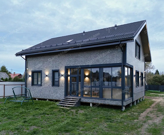  х «Каркасный дом в Калужской обл., д. Курчино»