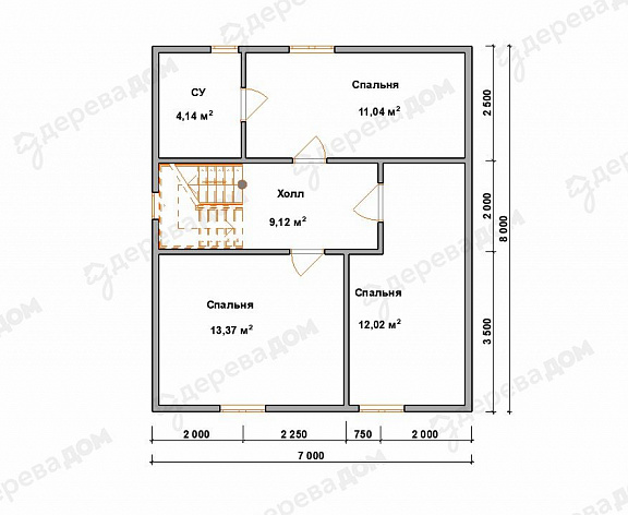  х «Каркасный дом 11,5 на 11,5 м. в г. Великий Новгород, пос. Ракита»